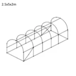 2.5x5x2-foliengewachshaus-2 Foliengewächshaus 2.5×5×2 m
