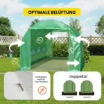 2x3.5x2-foliengewachshaus-4 Foliengewächshaus 2×3.5×2 m