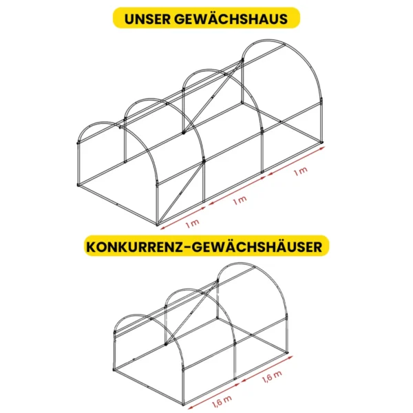 2x3x2-foliengewachshaus-6 Foliengewächshaus 2×3×2 m