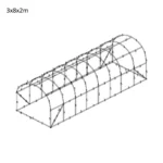3x8x2-foliengewachshaus-1 Foliengewächshaus 3×8×2 m