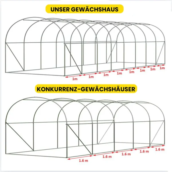 3x8x2-foliengewachshaus-6 Foliengewächshaus 3×8×2 m
