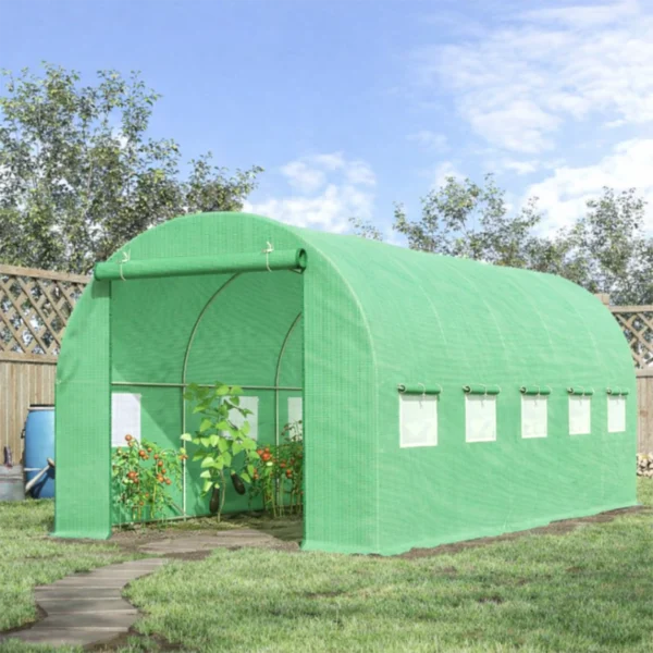 foliengewachshaus-2-5x5x2m-4 Foliengewächshaus 2.5×5×2 m