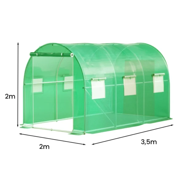 foliengewachshaus-2x3-5x2m-6 Foliengewächshaus 2×3.5×2 m