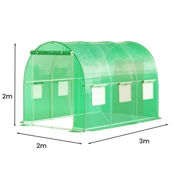 foliengewachshaus-2x3x2m-6 Foliengewächshaus 2×3×2 m