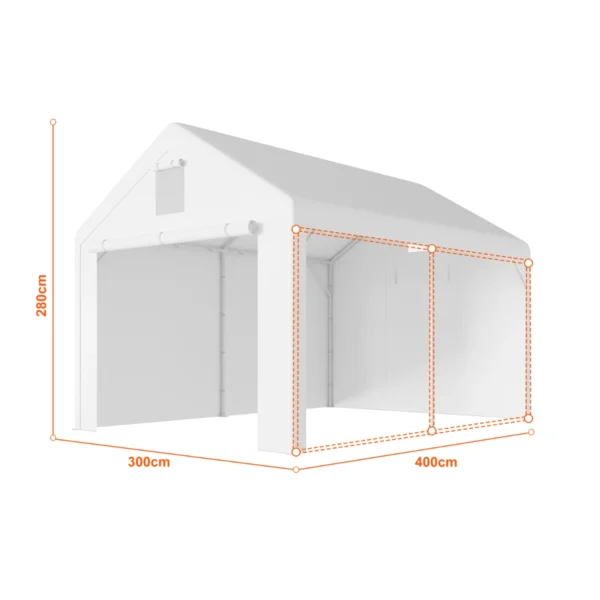 Garagenzelt 3×4 m