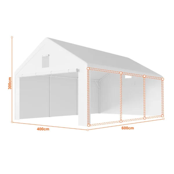 Garagenzelt 4×6 m