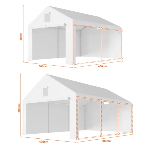 Garagenzelt 4×6 m