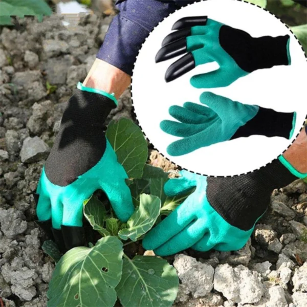 Gartenhandschuhe mit Krallen