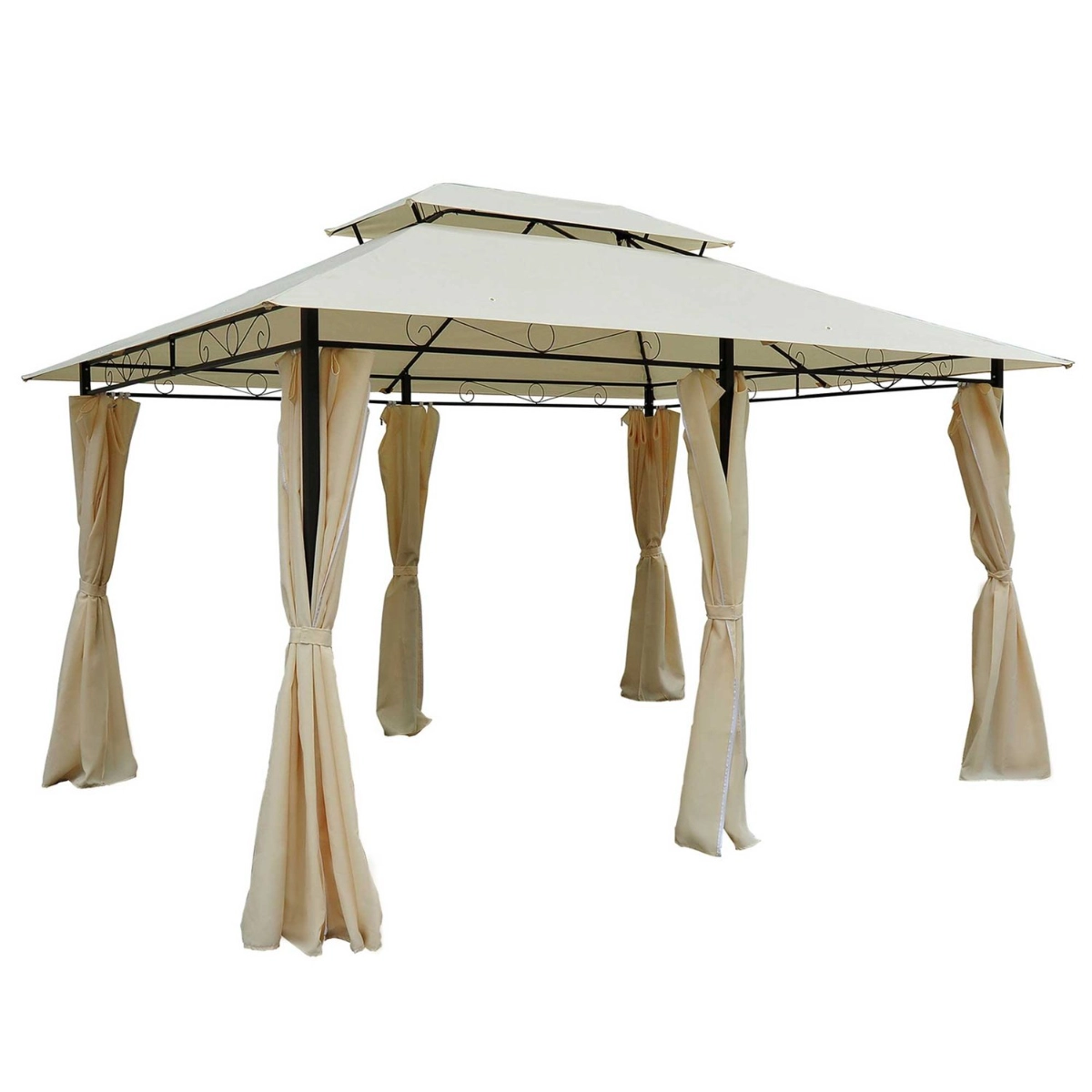 Gartenpavillon 4×3 m – Beige