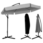 Gartenschirm 3 m – Grau