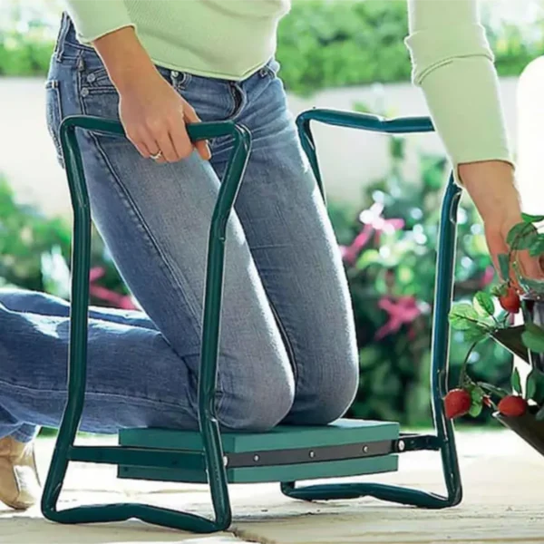 vrtni-stol-klecalnik-1 Gartenstuhl – Kniebank 3-in-1 mit Organizer