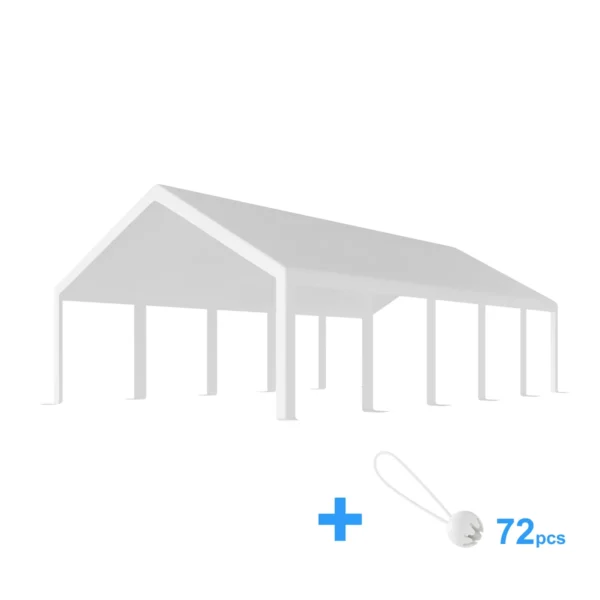 ersatz-dachplane-5x10m-1 Ersatz-Dachplane für Premium-Garagenzelt 5×10 m | 280 g/m² PE