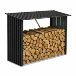 Metall-Brennholzunterstand Premium – verzinkter Stahl